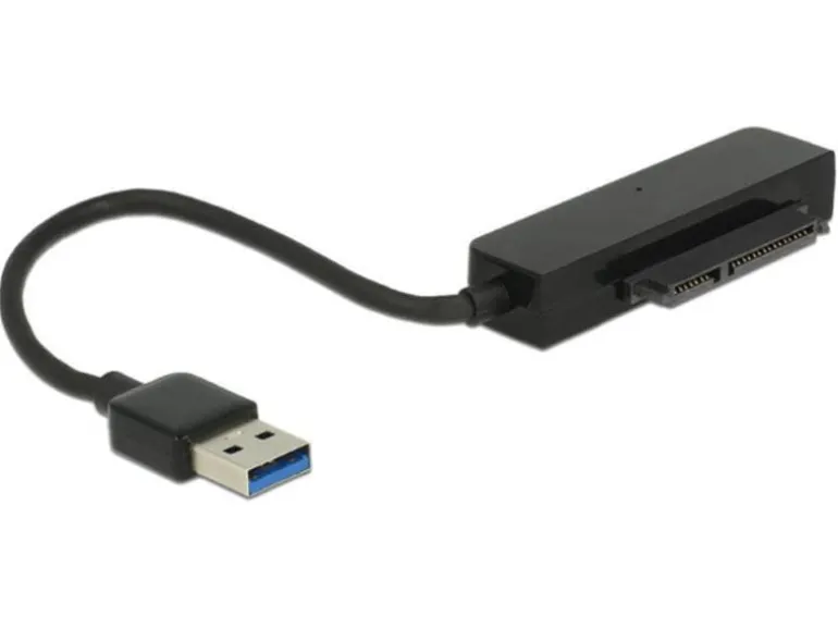 Delock Adapterkabel USB 3.0 Typ-A - SATA 22-Pin mit Schutzhülle