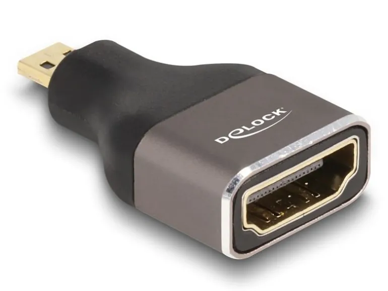 Delock Adapter 8K 60 Hz HDMI - Micro-HDMI (HDMI-D)