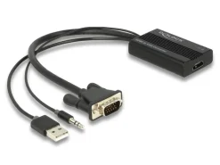 Delock Adapter mit Audio HDMI - VGA