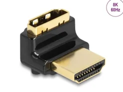 Delock Adapter 90° oben gewinkelt, 8K 60 Hz HDMI - HDMI