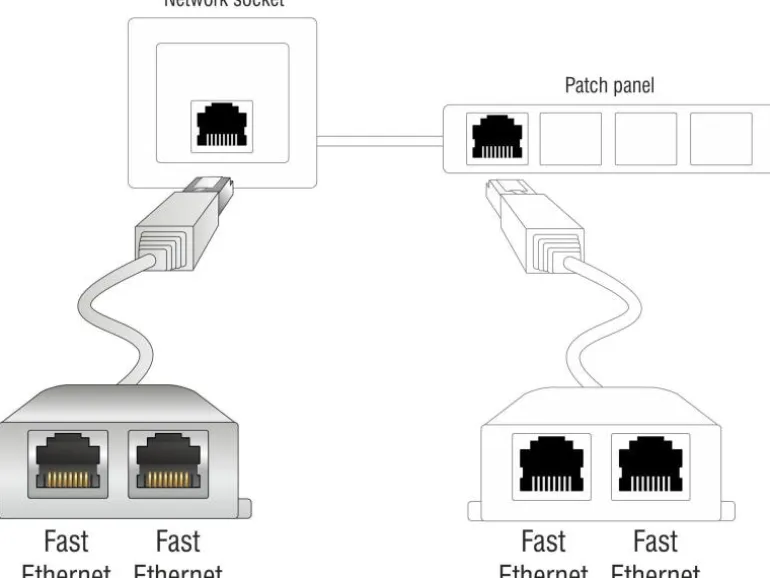 Delock Anschlussverdoppler 2x 100Mbps LAN 1 Stück