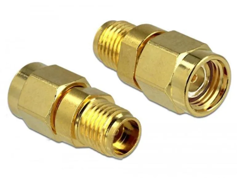 Delock Antennenadapter RP-SMA Stecker (m) - SMA Buchse (f)