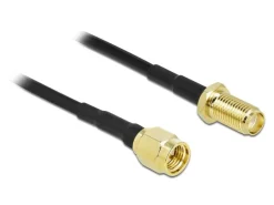 Delock Antennenkabel LTE/5G, CFD/LRM100 SMA zu SMA, 5 m