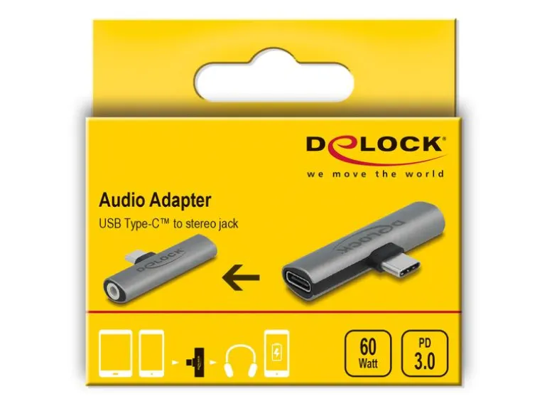 Delock Audio-Adapter USB-C - 3.5 mm Klinke