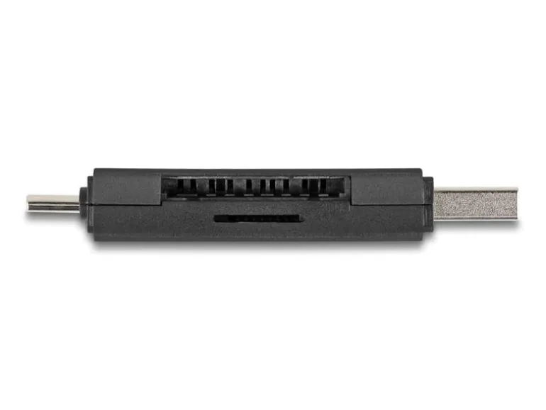 Delock Card Reader Extern USB-C / A für SD und Micro SD