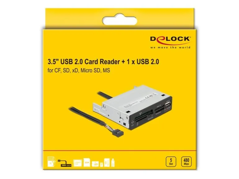 Delock Card Reader Intern 91708 3.5"
