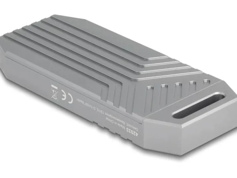 Delock Externes Gehäuse M.2 NVMe SSD USB-C 40 Gbps M.2