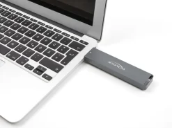 Delock Externes Gehäuse M.2 NVMe PCIe SSD, SATA SSD mit USB-A