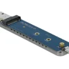 Delock Externes Gehäuse USB-A/C - NVME M.2 SSD
