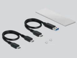 Delock Externes Gehäuse USB-C - M.2 Key-M, NVME M.2