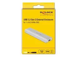 Delock Externes Gehäuse USB-C -  M.2 Key-M, NVME M.2