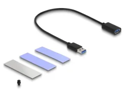 Delock Externes Gehäuse USB3.2 Gen 2 für PS5 mit M.2 NVMe Slot M.2