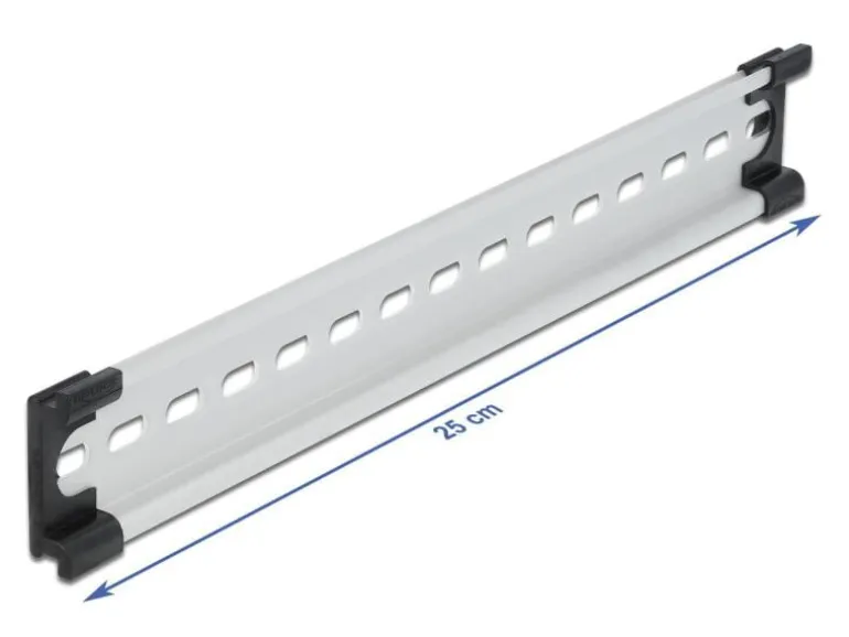 Delock Hutschiene/DIN Rail 35 x 7.5 mm, 25 cm aus Aluminium