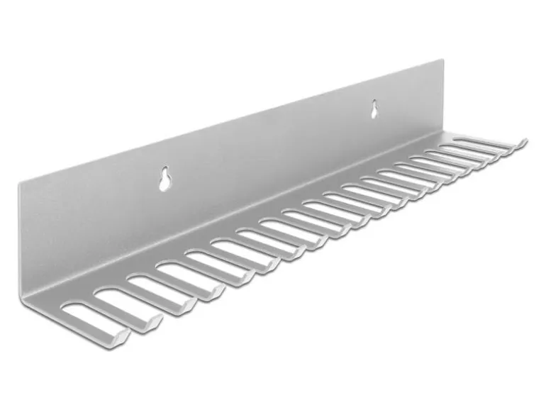 Delock Kabelführungsschiene 318x65mm, , Grau