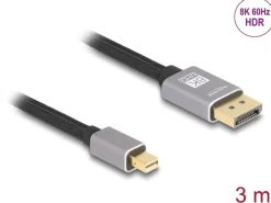 Delock Kabel 8K 60 Hz Mini-DisplayPort - DisplayPort, 3 m