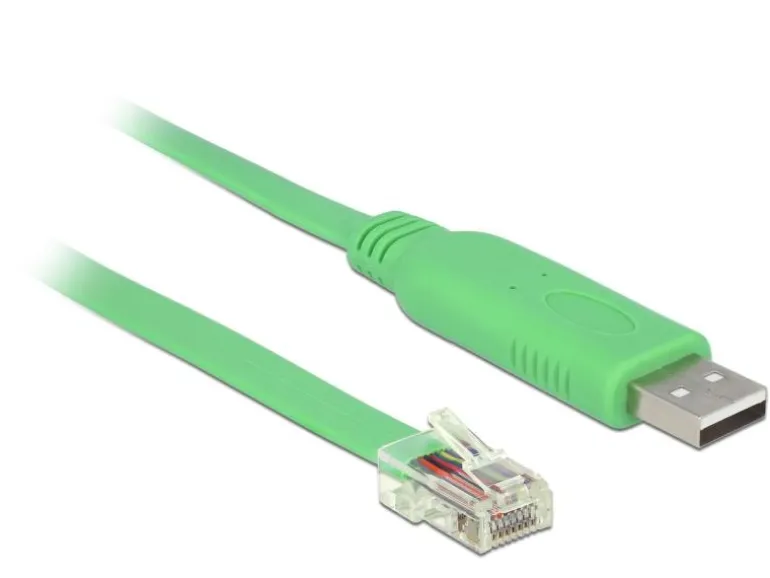 Delock Konsolenkabel USB - RJ-45 , RS232, Cisco kompatibel 1,8m