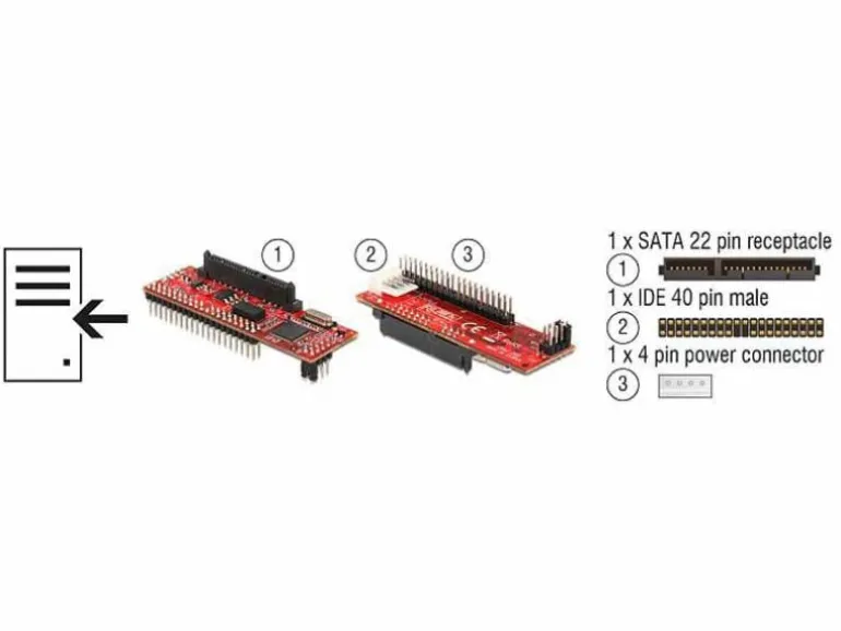 Delock Konverter 62510 SATA - IDE