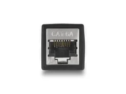 Delock Kupplung RJ45 - RJ45, Cat.6A, Schwarz 1 Stück