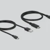 Delock KVM Switch 2 Port HDMI/USB-C 4K/60Hz