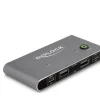 Delock KVM Switch USB-C zu HDMI 8K 60 Hz mit USB 2.0