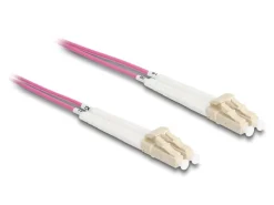 Delock LWL-Patchkabel Multimode LC – LC, OM4, Duplex, 0.5 m