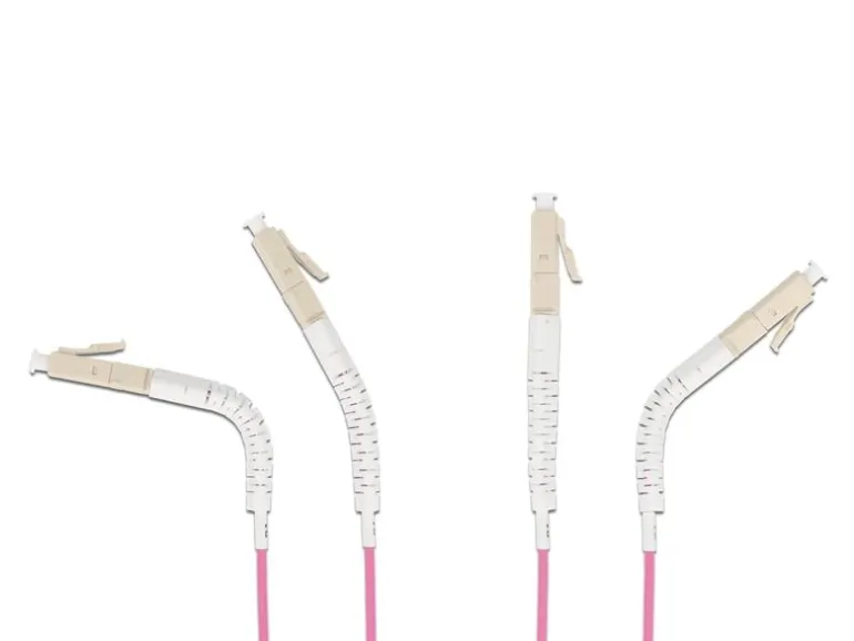 Delock LWL-Patchkabel Multimode LC – LC, OM4, Duplex, 0.5 m