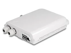 Delock LWL Verteilerbox IP65, 8 Port, Weiss