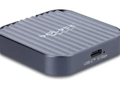 Delock Magnetisches Gehäuse USB-C 10 Gbps M.2 NVMe SATA SSD