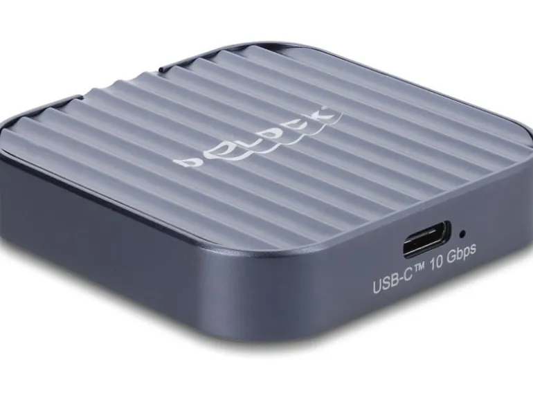 Delock Magnetisches Gehäuse USB-C 10 Gbps M.2 NVMe SATA SSD