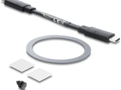 Delock Magnetisches Gehäuse USB-C 10 Gbps M.2 NVMe SATA SSD