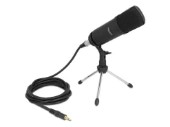Delock Mikrofon für Podcasting mit XLR Anschluss/3.5mm Klinke