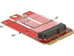 Delock Mini-PCIe – M.2 Key-E USB2.0