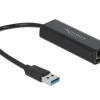 Delock Netzwerk-Adapter USB-A – RJ45, 2.5Gbps  Schwarz
