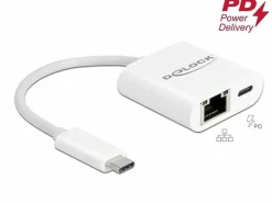 Delock Netzwerk-Adapter 65402 USB-C – RJ45 mit PowerDelivery