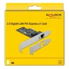 Delock Netzwerkkarte 1x 2.5Gbps LAN, RTL8125B PCI-Express x1
