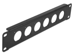 Delock Patchpanel D-Typ 6 Port, 10" Rack