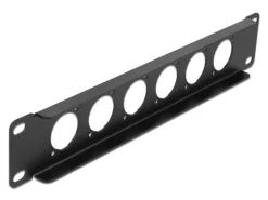 Delock Patchpanel D-Typ 6 Port, 10" Rack