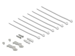 Delock Patchpanel 8-Port Desktop/DIN-Rail/Wand