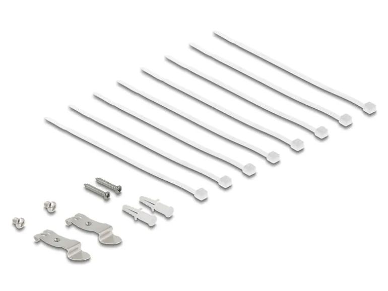 Delock Patchpanel 8-Port Desktop/DIN-Rail/Wand