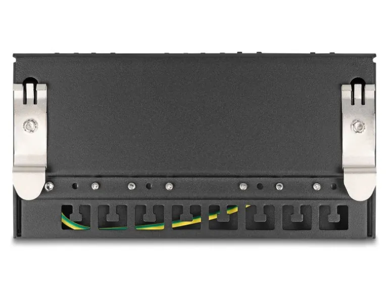 Delock Patchpanel 8-Port Desktop/DIN-Rail/Wand