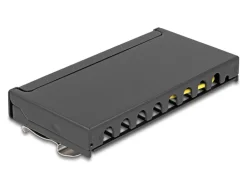 Delock Patchpanel 8-Port Desktop/DIN-Rail/Wand
