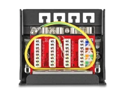 Delock Patchpanel 4-Port Desktop/DIN-Rail/Wand