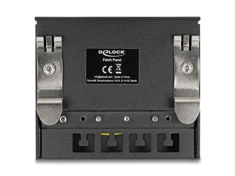 Delock Patchpanel 4-Port Desktop/DIN-Rail/Wand