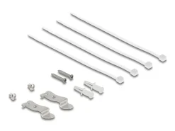 Delock Patchpanel 4-Port Desktop/DIN-Rail/Wand
