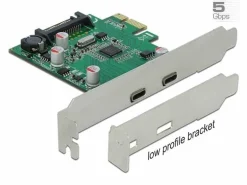 Delock PCI-Express-Karte 90493 USB-C - 2 Port, LP