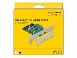 Delock PCI-Express-Karte 90493 USB-C - 2 Port, LP