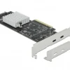 Delock PCI-Express-Karte USB 3.2 Gen2x2 - 2x USB-C