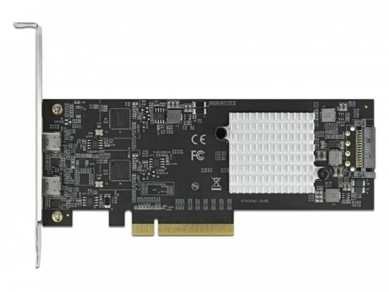 Delock PCI-Express-Karte USB 3.2 Gen2x2 - 2x USB-C