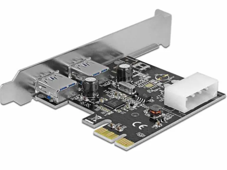 Delock PCI-Express-Karte USB 3.0 Typ-A + LowProfile