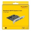 Delock PCI-Express-Karte 90509 USB 3.0 - 4x USB-A